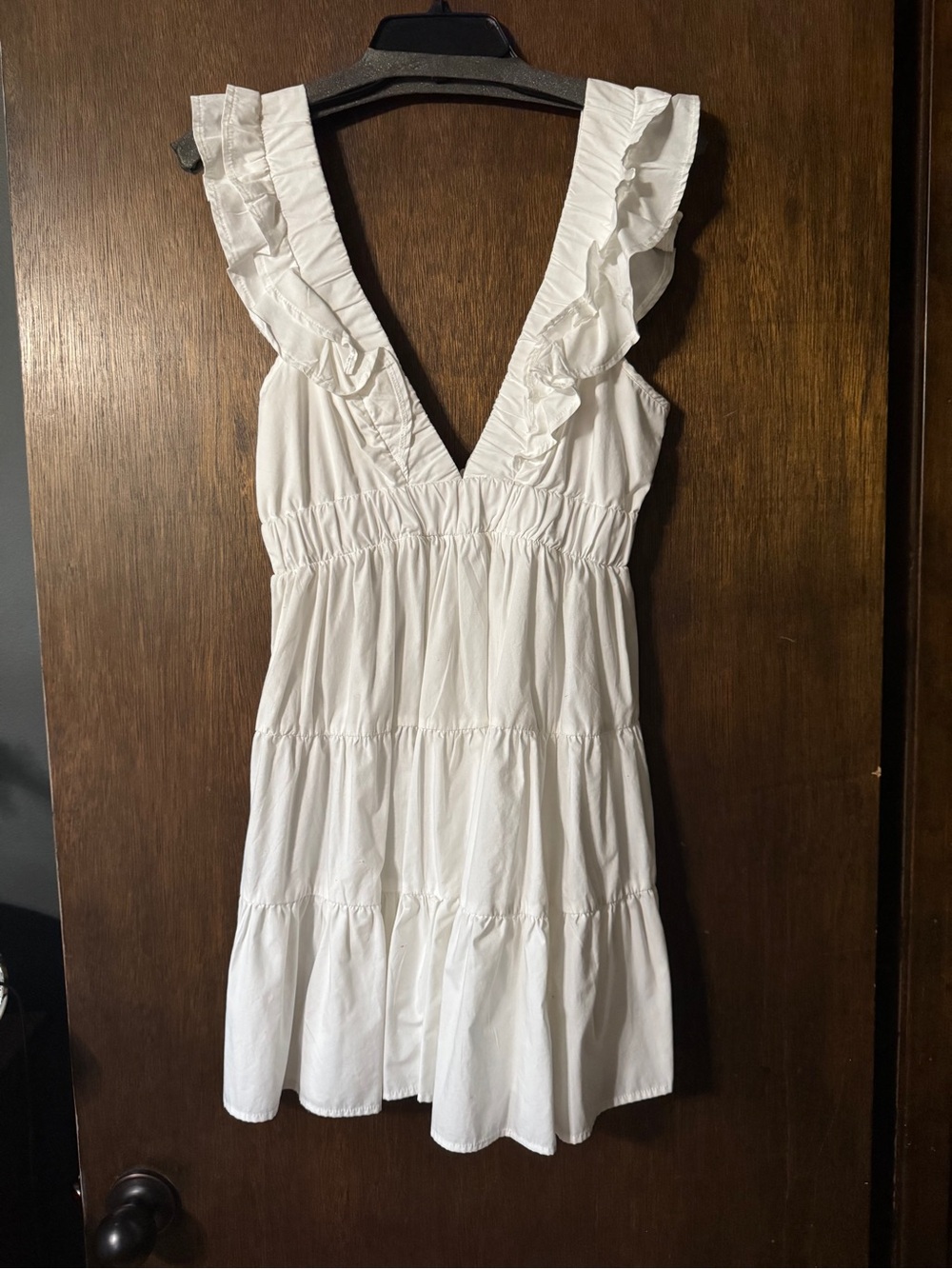 Abercrombie babydoll ruffle dress - S